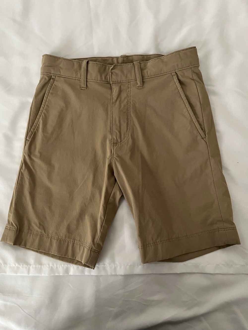 BOYS CREW CUTS Classic Khaki PERFORMANCE FABRIC Shorts